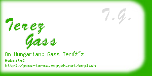 terez gass business card